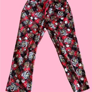 Men’s Cartoon Character Pajama Pants - Red
